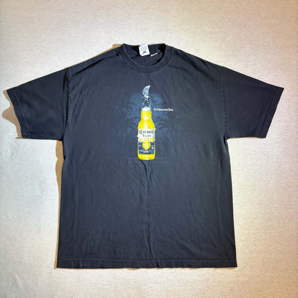 Vintage 2007 Corona Extra Buenas Noches Beer Promo T-Shirt